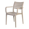 <div class="cpbg">
<p>Joy arm chair solid seat slatted back taupe</p>
</div>