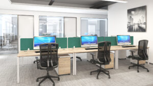 B-Flex 6-Way Workstation Square Leg