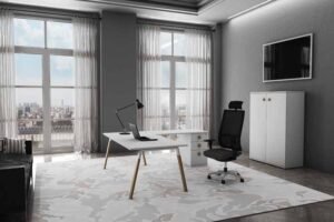 Adaptive-A Wood Leg Workstation